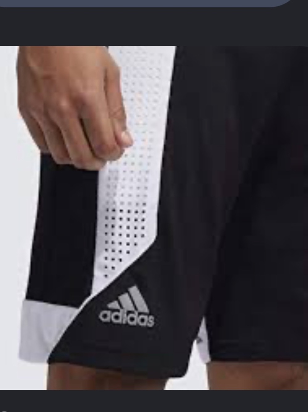 Adidas Basketball Club CBB Shorts Mens Medium Black White‎ Climalite